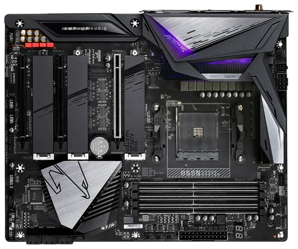 Placă de bază Gigabyte B550 AORUS MASTER, AM4, AMD B550, ATX