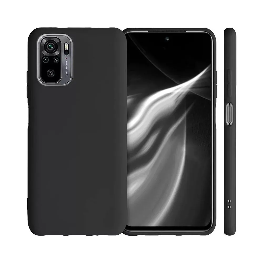 Husă Xcover Redmi Note 10/Note10S - Soft Touch (Microfiber), Negru