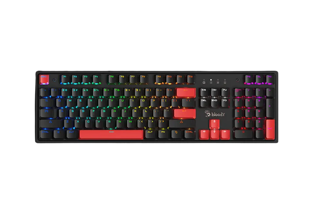 Tastatură Bloody S510R, Cu fir, Fire Black