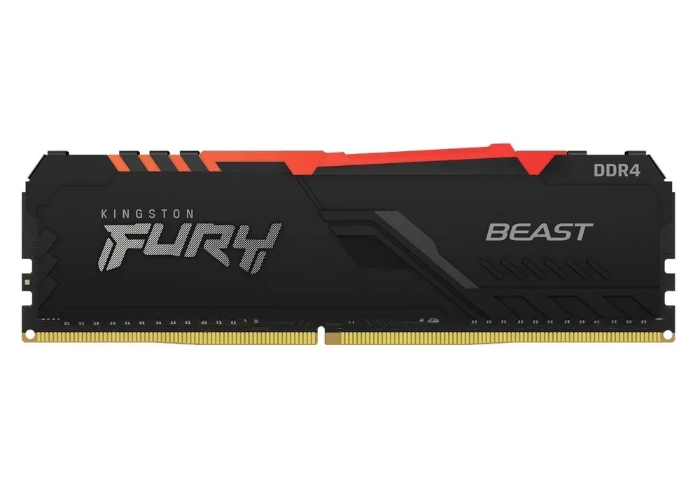 Memorie RAM Kingston FURY Beast RGB, DDR4 SDRAM, 2666 MHz, 16GB, KF426C16BB1A/16