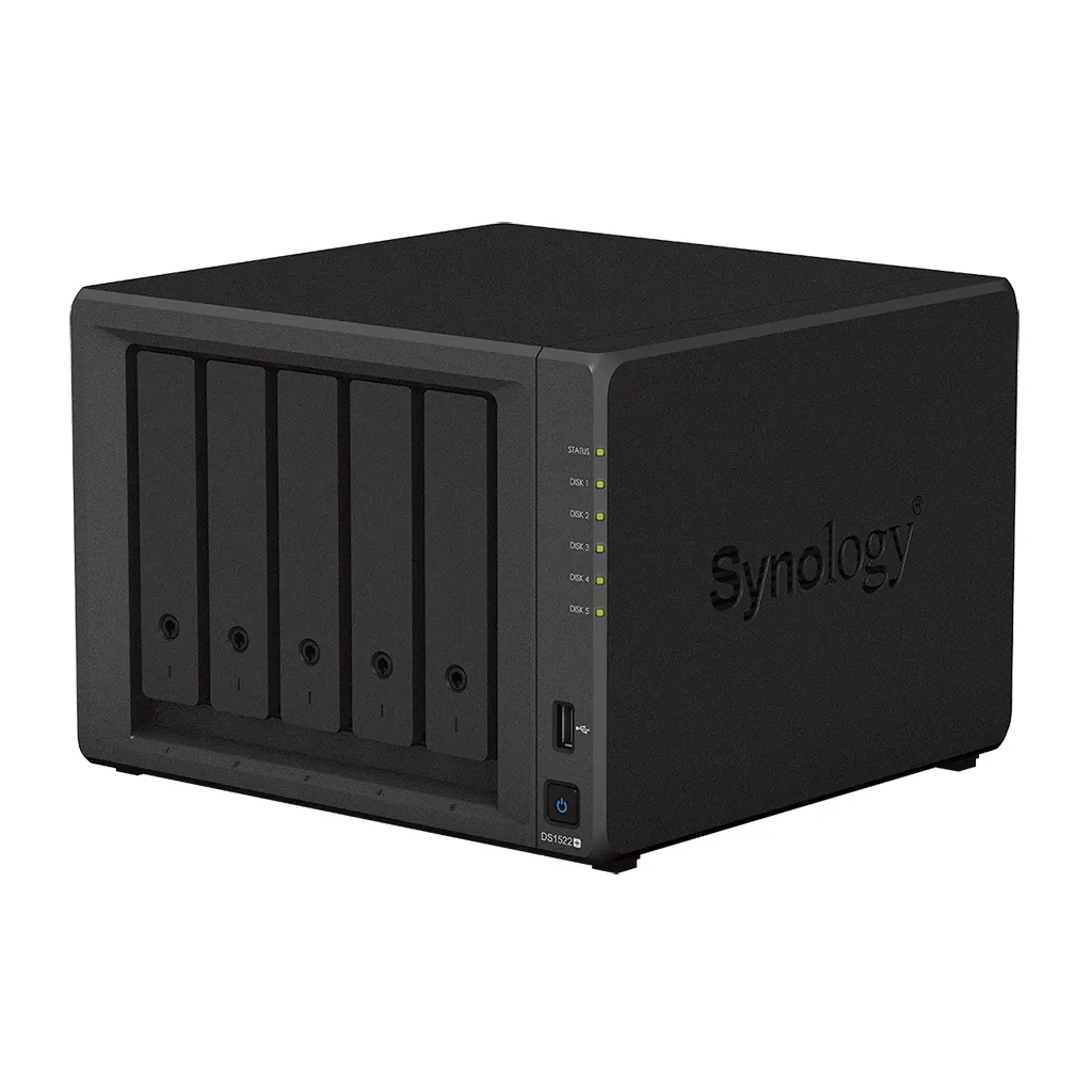 Stocare atașată la rețea SYNOLOGY DS1522+, Negru