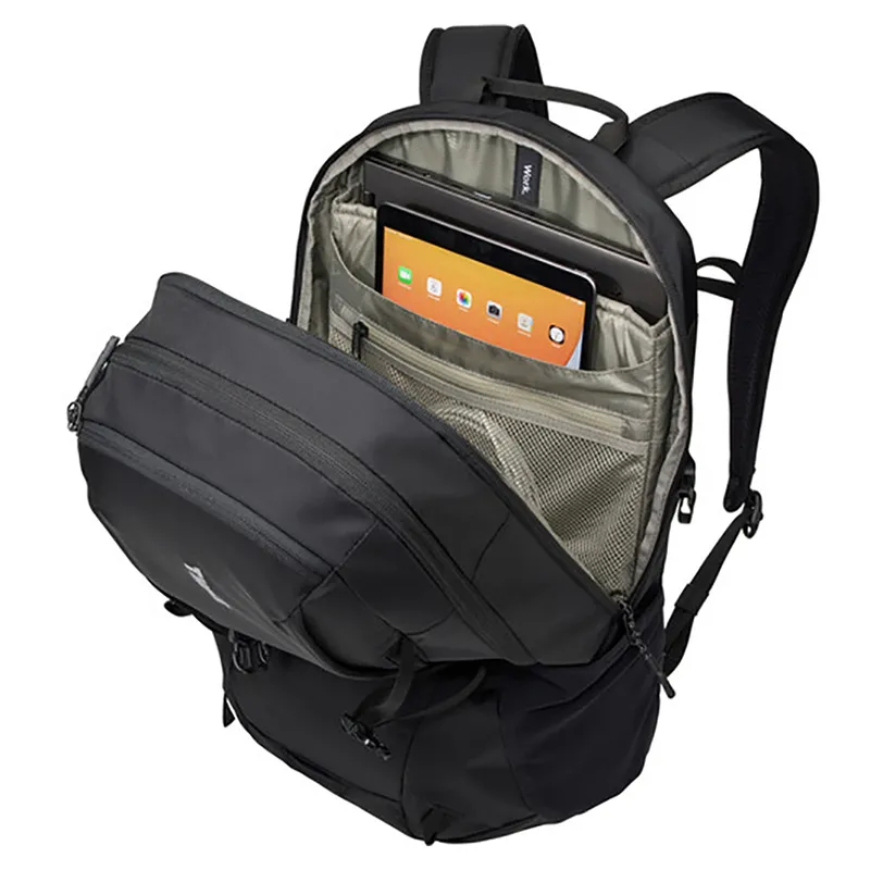 Rucsac pentru Laptop THULE EnRoute, 15.6", Construit cu nailon 400D aprobat Bluesign cu fermoare YKK, Negru