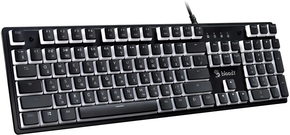 Tastatură Bloody S510R, Cu fir, Pudding Black