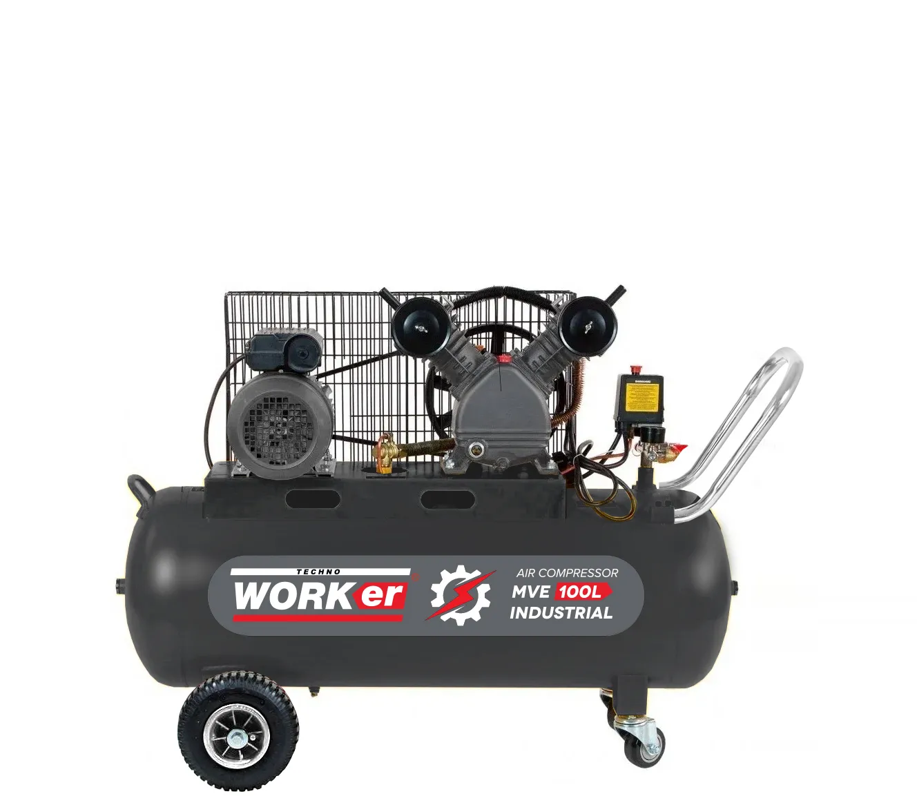 Compresor de aer TechnoWorker MVE 100L 2200W