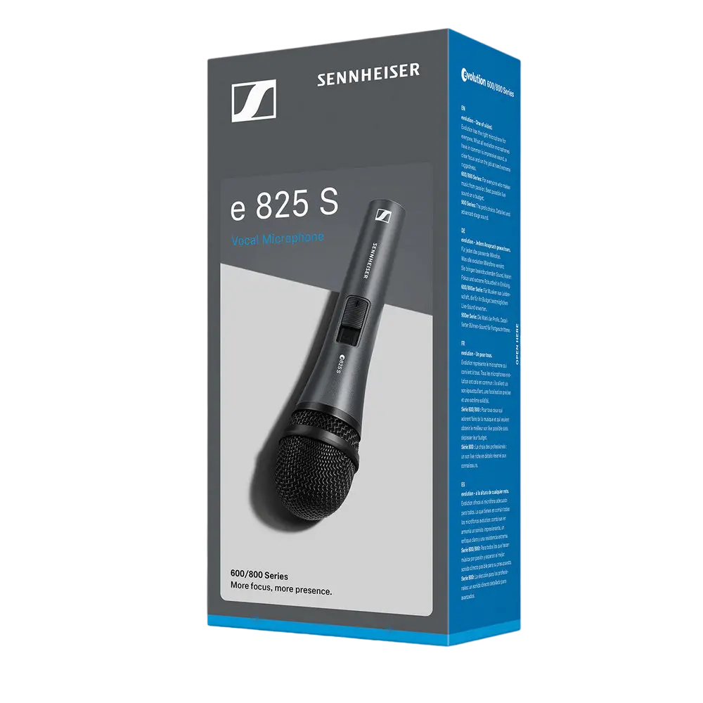 Microfon Karaoke Sennheiser E 825-S, Cu fir, Gri