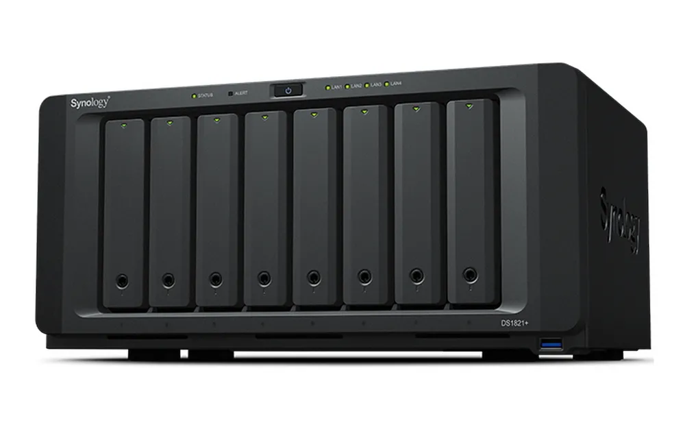 Stocare atașată la rețea SYNOLOGY DS1821+, Negru