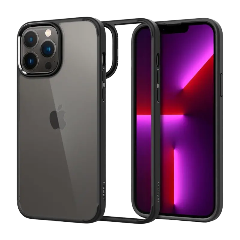 Husă Spigen iPhone 13 Pro Max, Ultra Hybrid, Negru mat