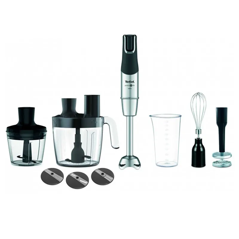 Blender de mână Tefal HB95LD38, Negru Argintiu