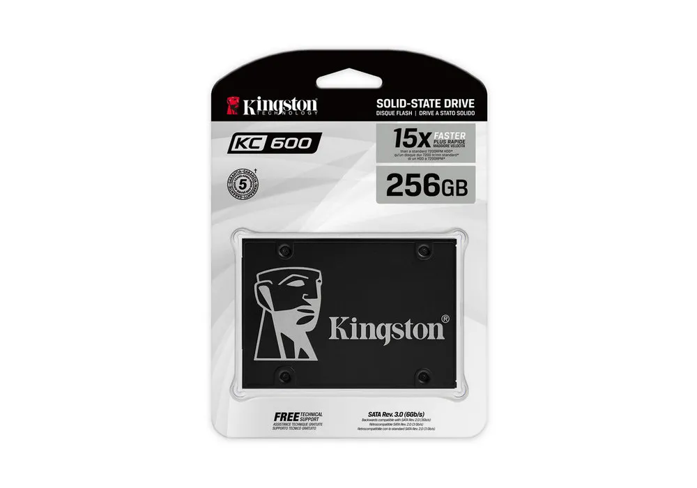 Unitate SSD Kingston KC600, 256GB, SKC600/256G