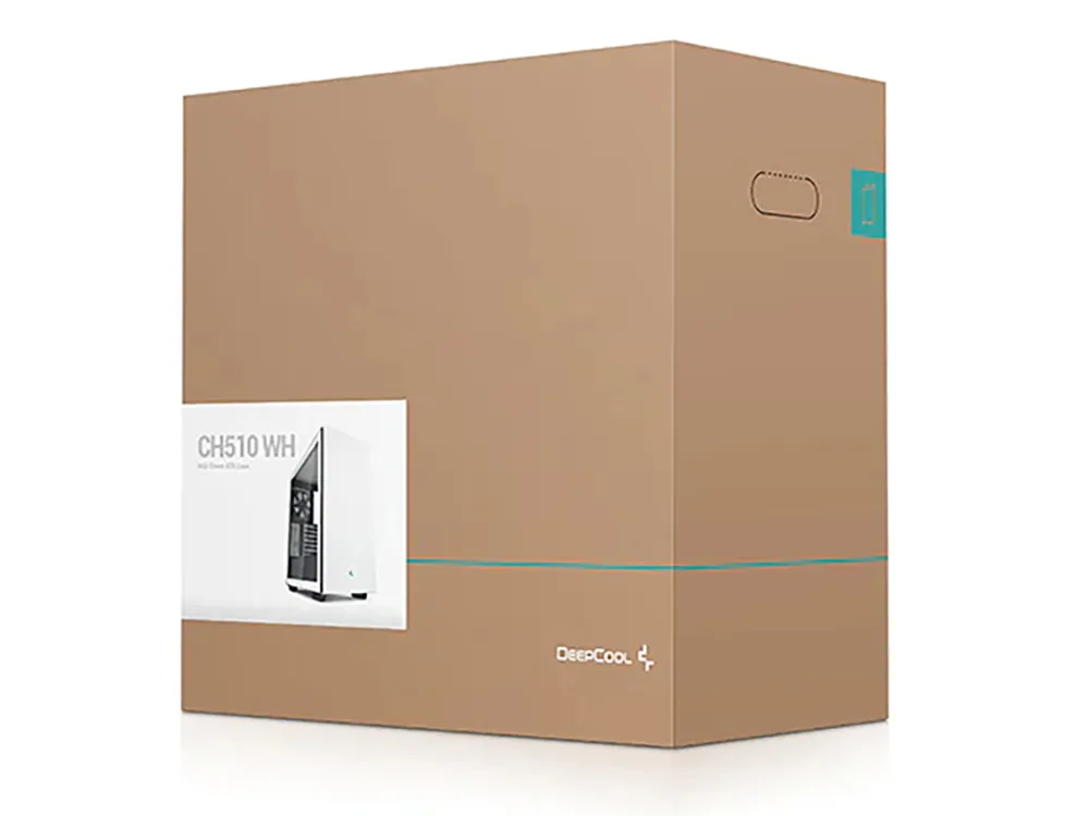 Carcasă PC Deepcool CH510, Midi-Tower, ATX PS2 , Alb