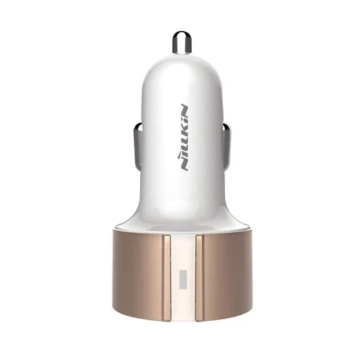 Incărcător auto Nillkin Auto Adapter, 3.4A, Vigor, Auriu