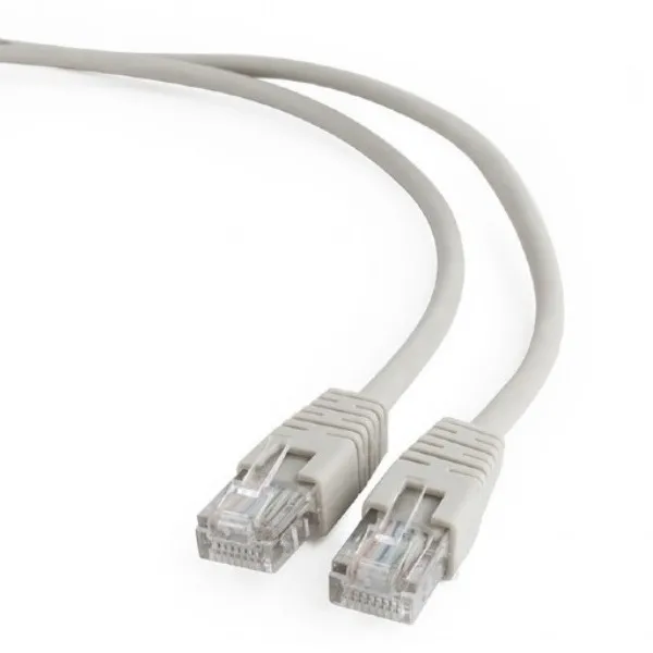 Patch cord Cablexpert PP12-0.5M, CAT5e UTP, 0,5m, Gri