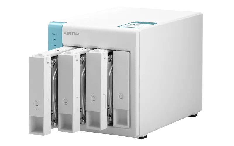 Stocare atașată la rețea Qnap TS-431K, Alb