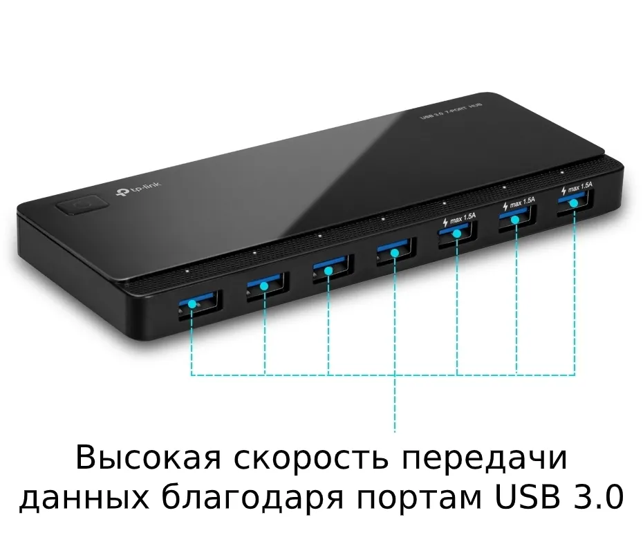 Adaptor Hub TP-LINK UH700, Negru