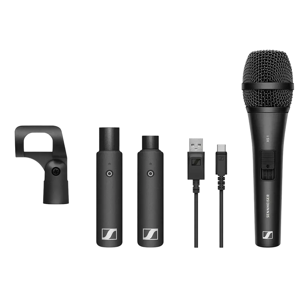Microfon vocal Sennheiser XSW-D Vocal Set, Fără fir, Negru