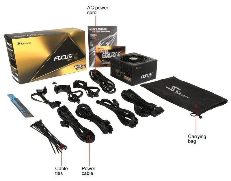 Sursă Alimentare PC Seasonic Focus GX, 650W, ATX, Complet modular