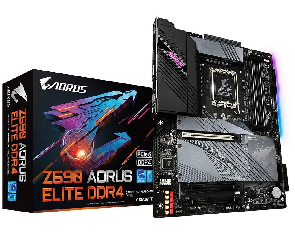 Placă de bază Gigabyte Z690 AORUS ELITE DDR4, LGA1700, Intel Z690, ATX