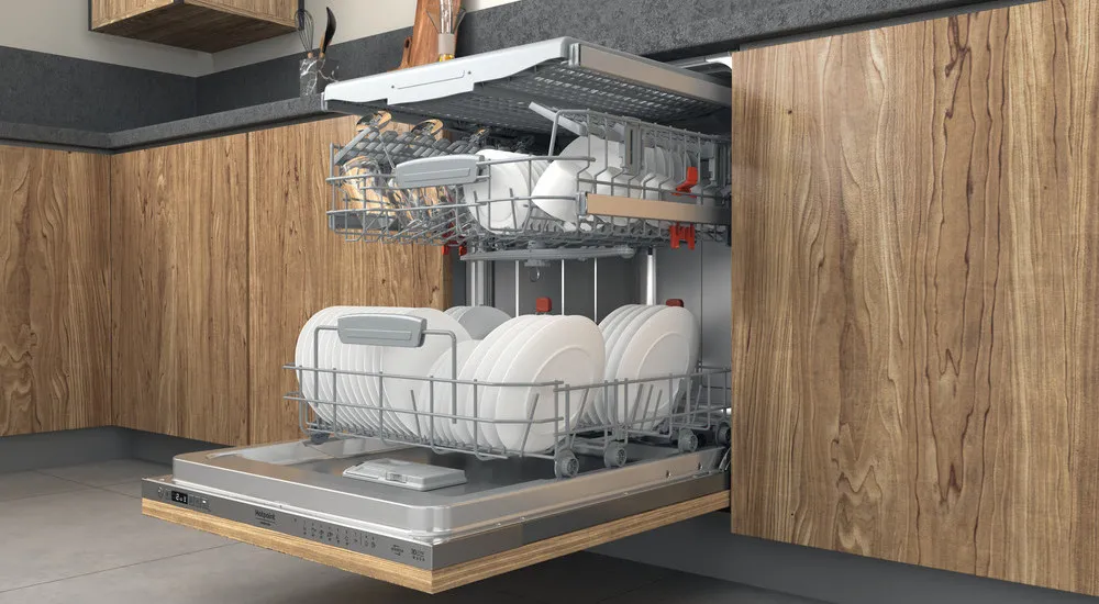 Mașină de spălat vase Hotpoint-Ariston HI 5020 WEF, Alb