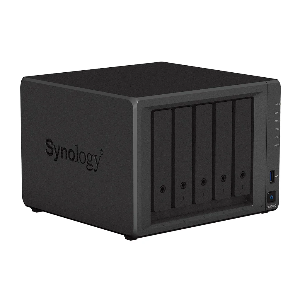Stocare atașată la rețea SYNOLOGY DS1522+, Negru