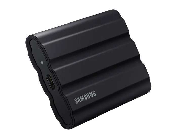 SSD portabil extern Samsung Portable SSD T7 Shield, 1 TB, Negru (MU-PE1T0S/WW)