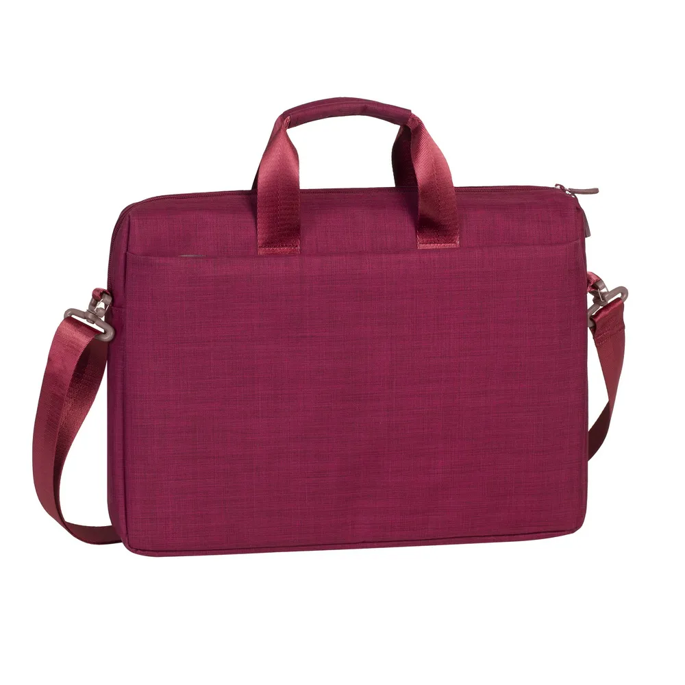 Geantă pentru Laptop RivaCase Biscayne, 15.6", Poliester, Roșu