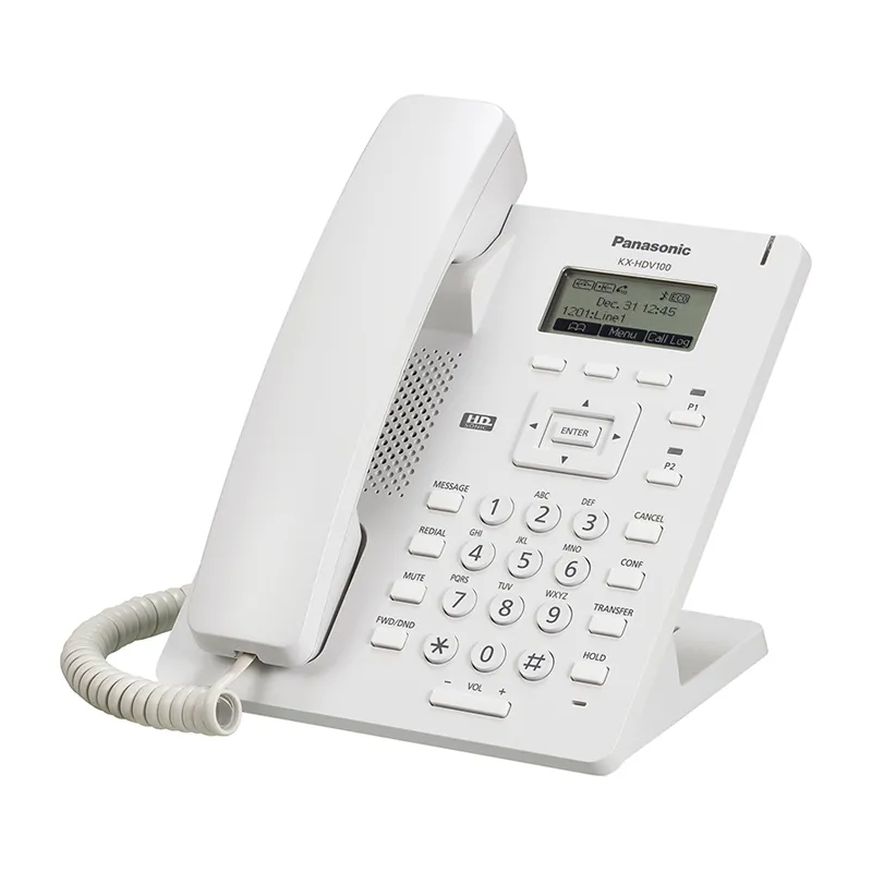 Telefon IP Panasonic KX-HDV100, Alb
