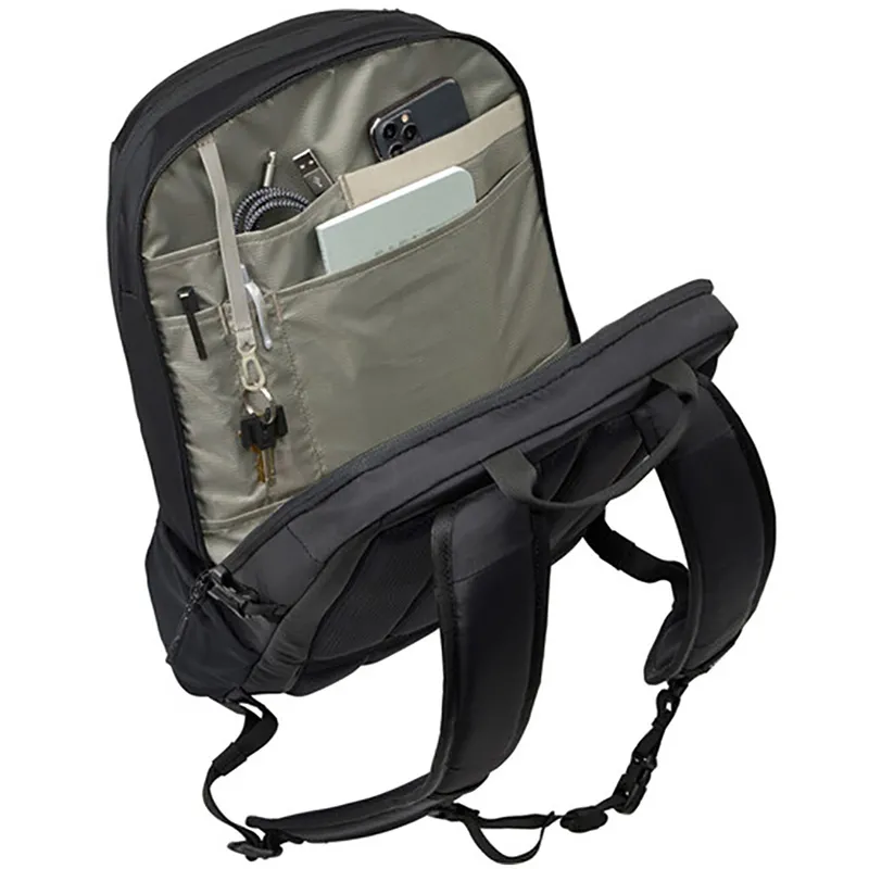 Rucsac pentru Laptop THULE EnRoute, 15.6", Construit cu nailon 400D aprobat Bluesign cu fermoare YKK, Negru
