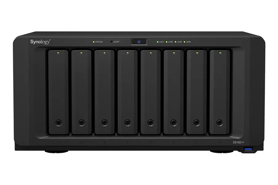 Stocare atașată la rețea SYNOLOGY DS1821+, Negru