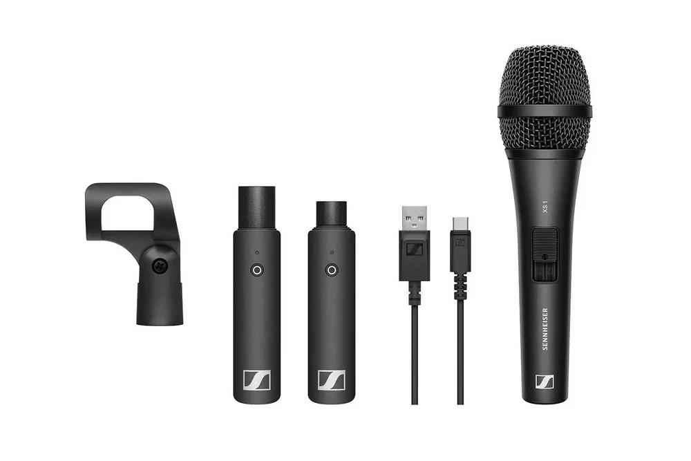 Microfon vocal Sennheiser XSW-D Vocal Set, Fără fir, Negru