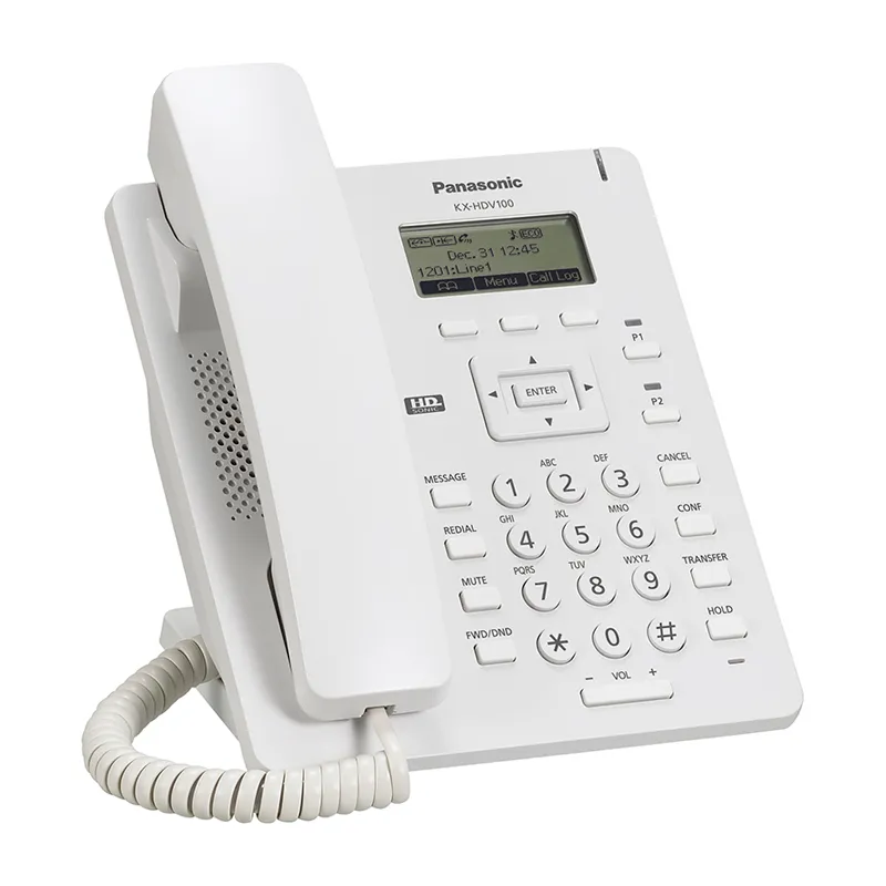 Telefon IP Panasonic KX-HDV100, Alb