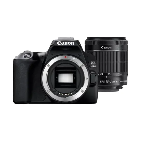 Aparat foto DSLR Canon EOS 250D, Negru