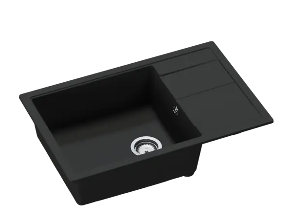 Chiuveta SanDonna Ewelina 780 (Negru metalic)