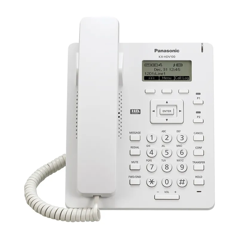 Telefon IP Panasonic KX-HDV100, Alb