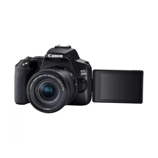 Aparat foto DSLR Canon EOS 250D, Negru
