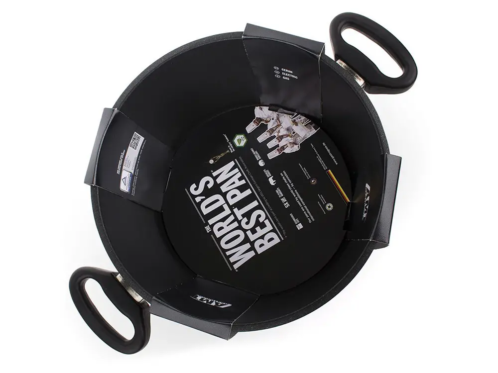 Cratiță AMT Gastroguss AMT-924-E-Z500-L, 5L, 24cm, Negru