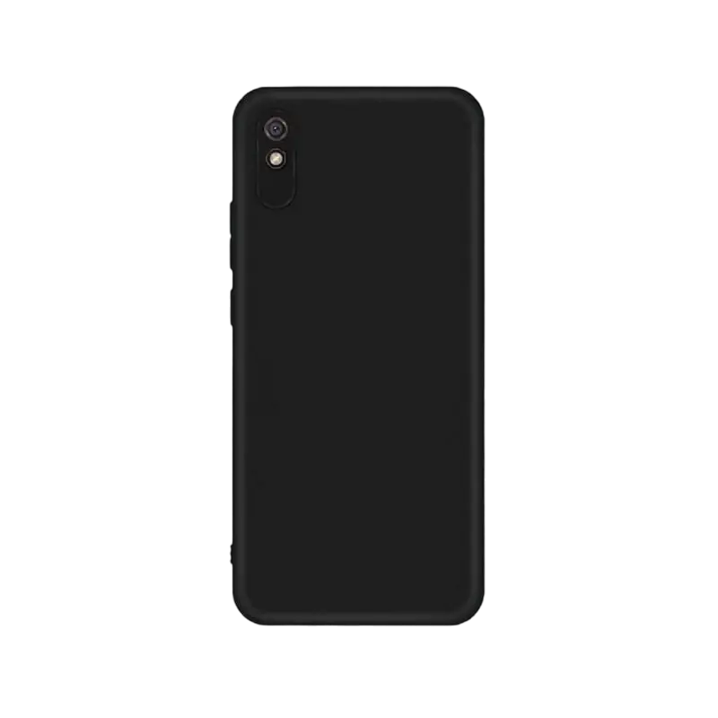Husă Xcover Redmi 9A - Soft Touch (Microfiber), Negru