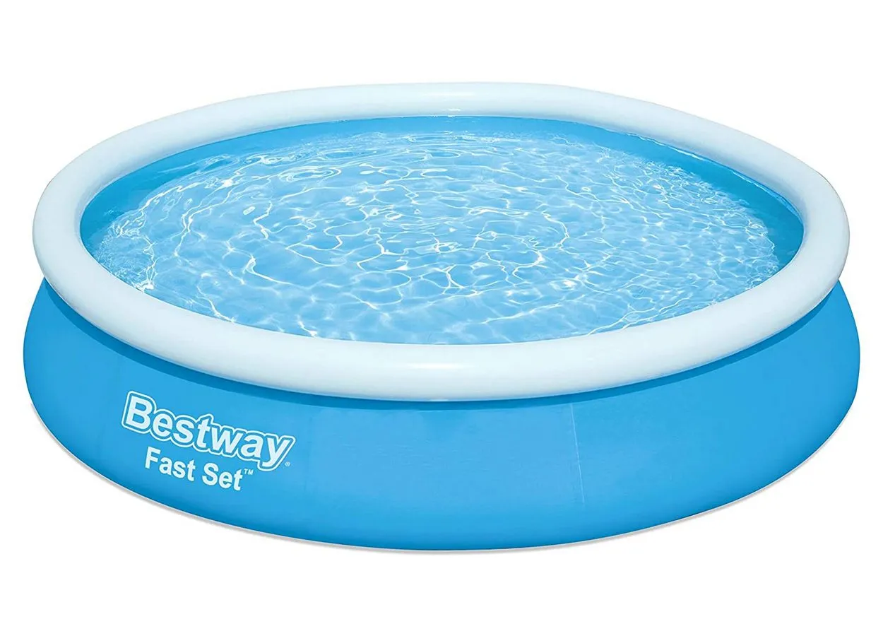 Piscină gonflabilă Bestway Fast Set, 6050L, Albastru/Alb, 57273