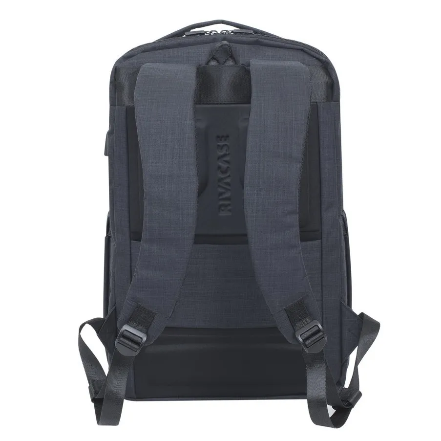 Rucsac pentru Laptop RivaCase Biscayne, 17.3", Poliester, Negru
