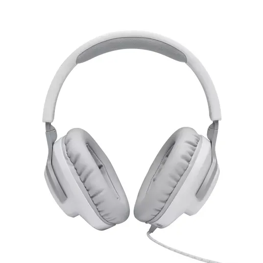 Căști gaming JBL Quantum 100, Cu fir, Alb