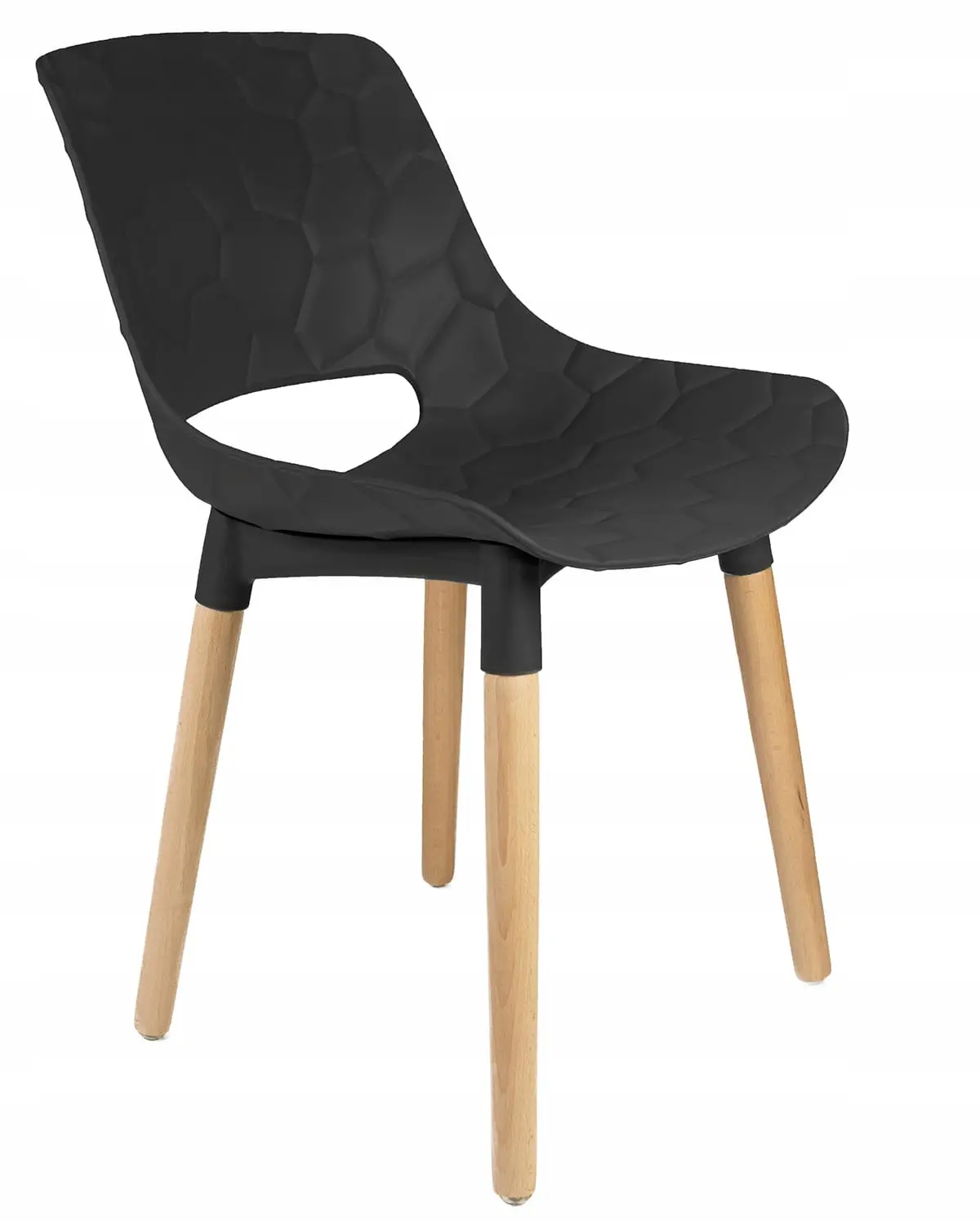 Scaun scandinav JUMI DAVIS (negru)