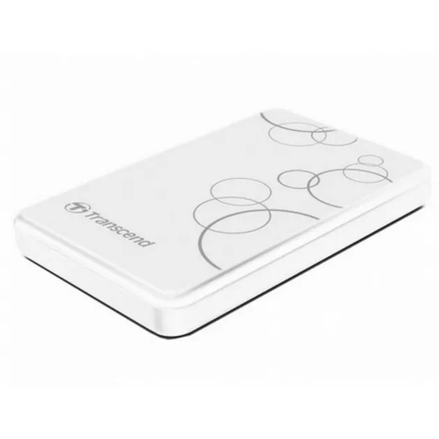 HDD portabil extern Transcend StoreJet 25A3, 2 TB, White (TS2TSJ25A3W)