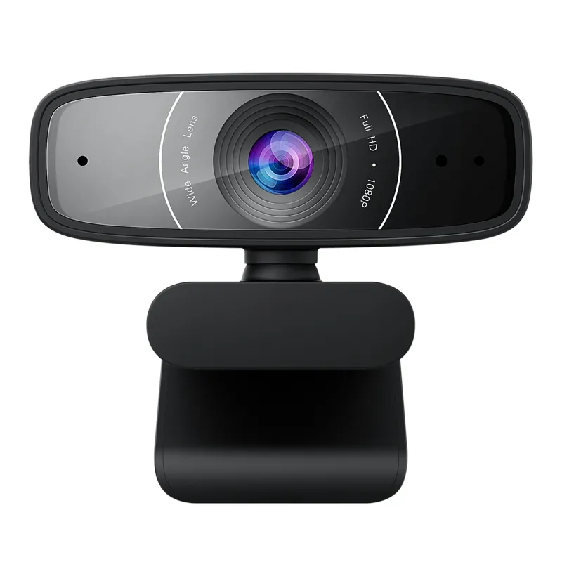 Cameră Web ASUS C3, Full-HD 1080P, Negru