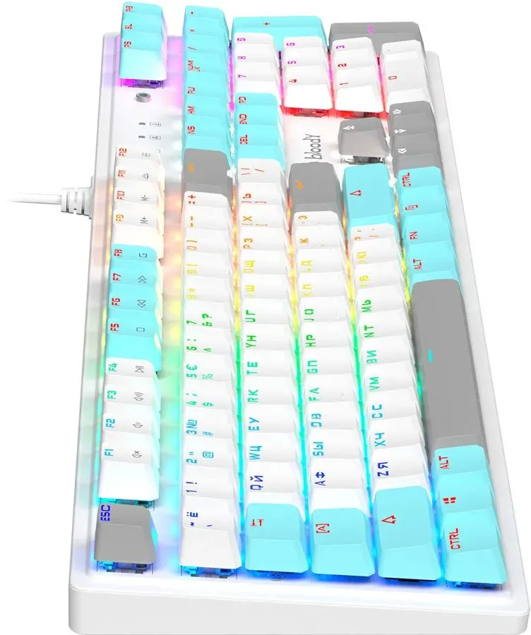 Tastatură Bloody S510R, Cu fir, White
