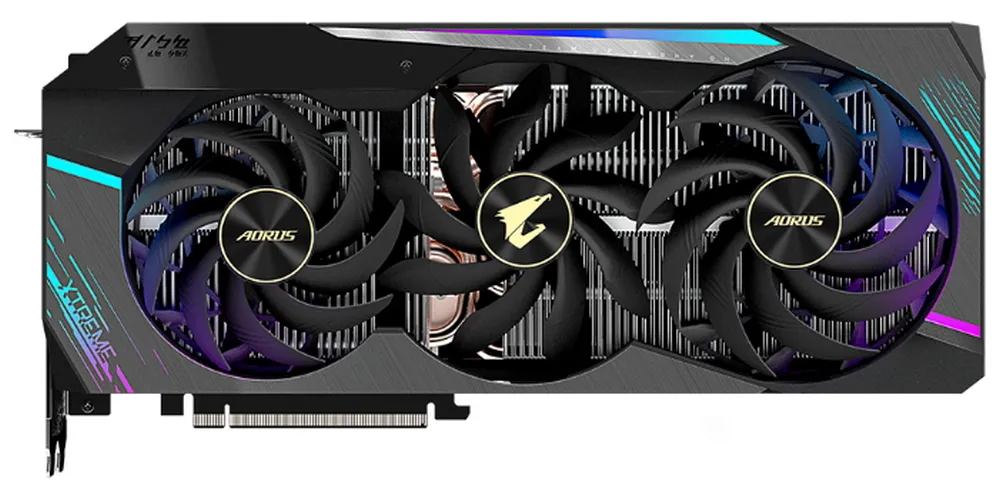 Placă Video Gigabyte GV-N3080AORUS X-10GD, 10GB GDDR6X 320bit