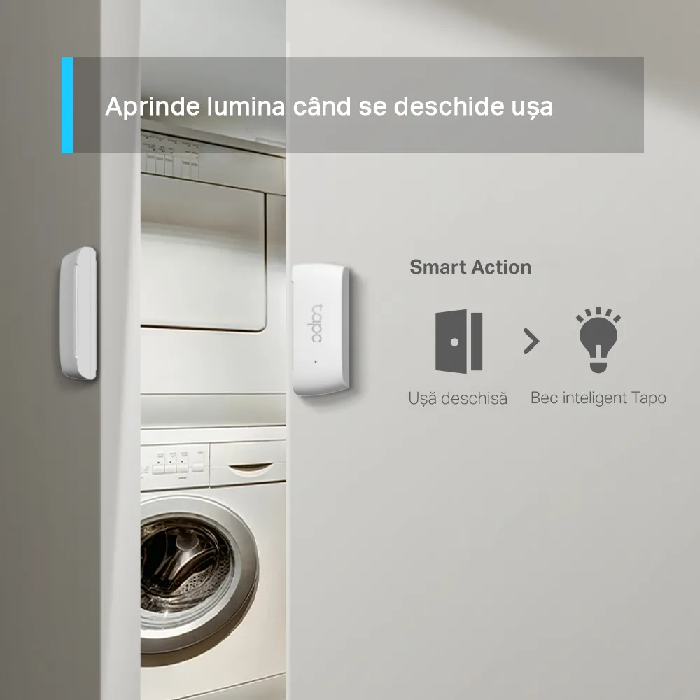Senzor de contact inteligent TP-LINK Tapo T110, Alb