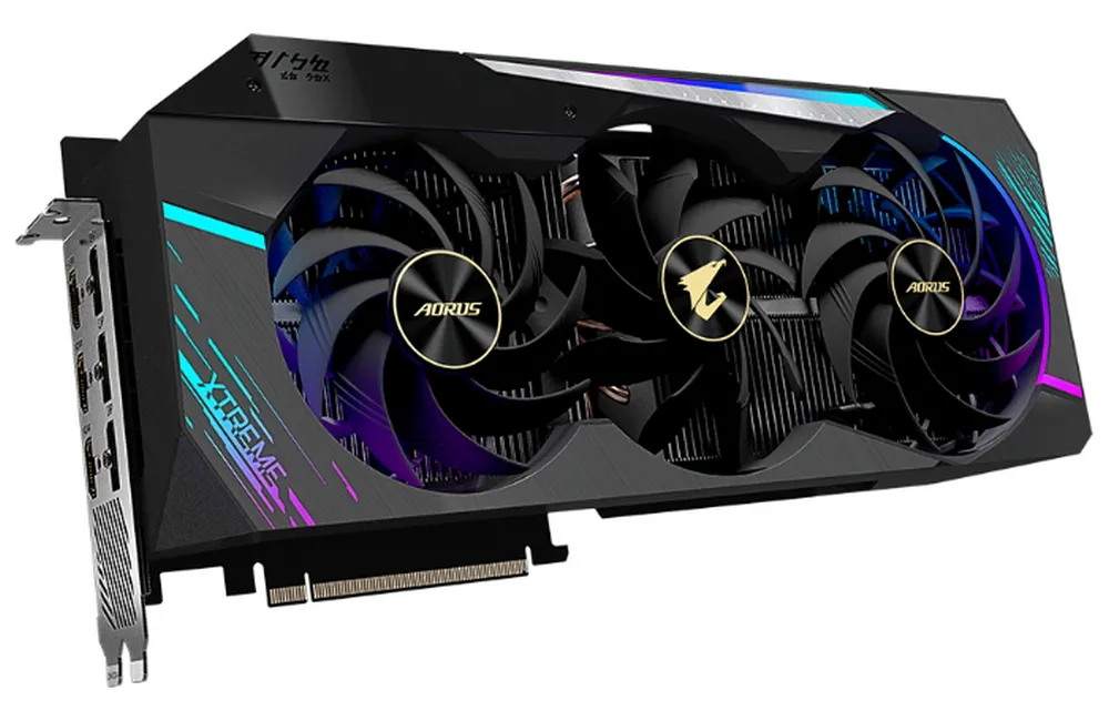 Placă Video Gigabyte GV-N3080AORUS X-10GD, 10GB GDDR6X 320bit