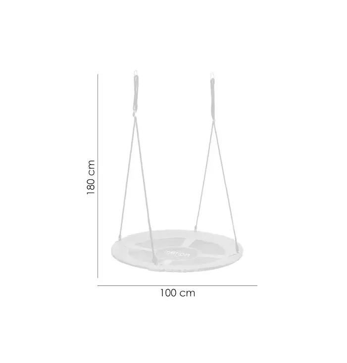 Balansoar rotund tip cuib JUMI (verde)