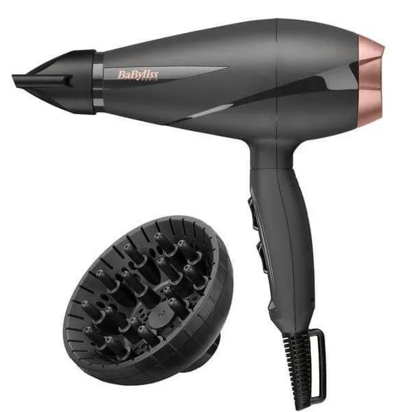 Uscător de păr BaByliss Smooth Pro 6709DE, 2100 W, Negru