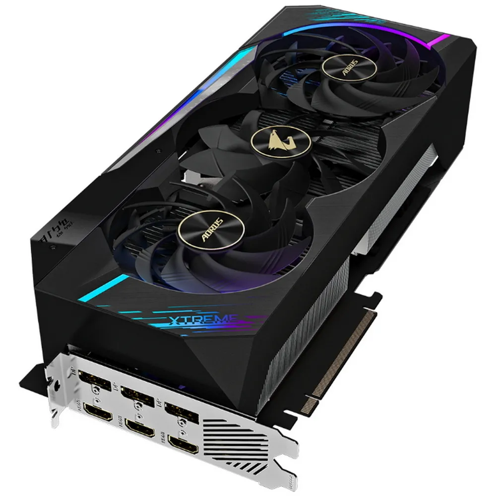 Placă Video Gigabyte GV-N3080AORUS X-10GD, 10GB GDDR6X 320bit