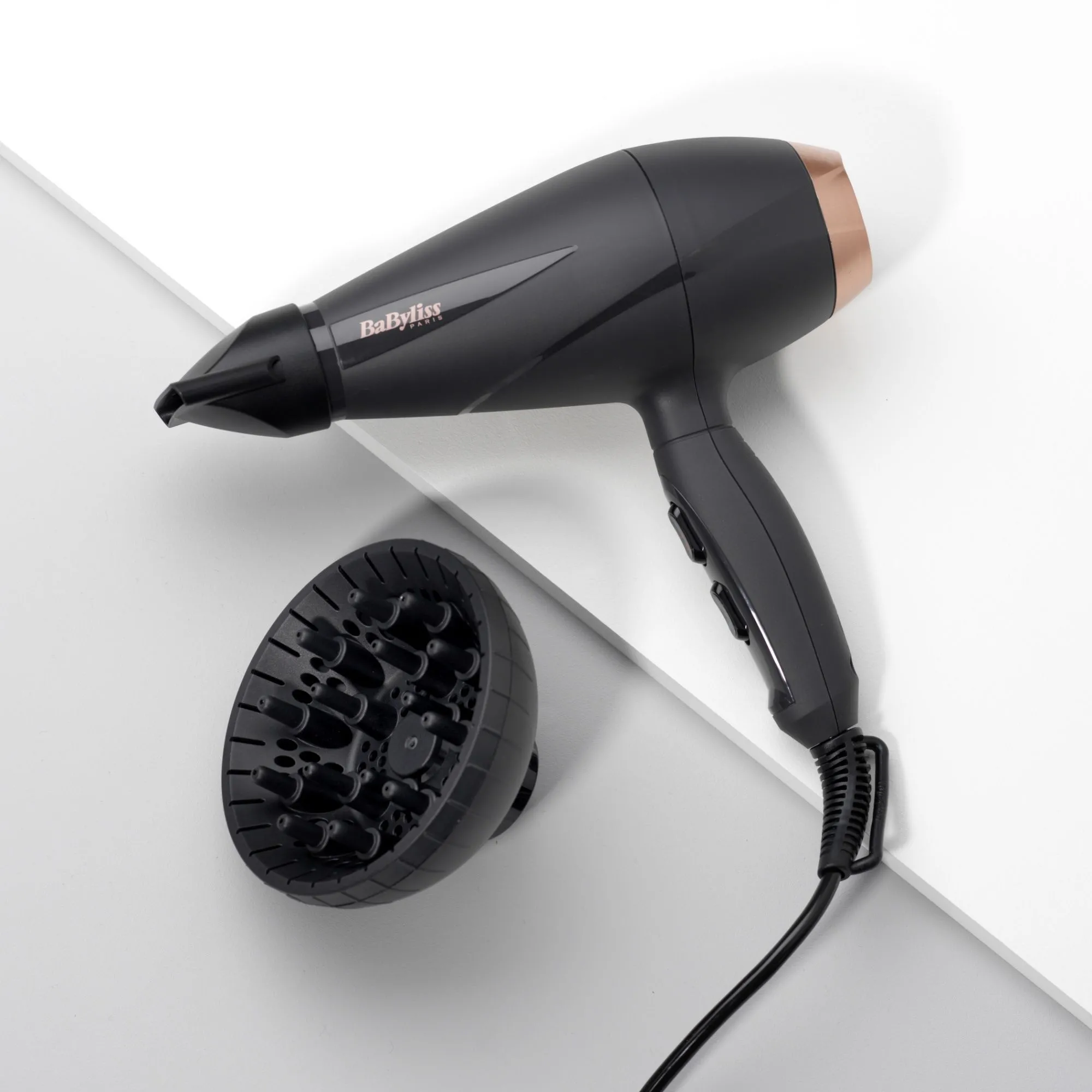 Uscător de păr BaByliss Smooth Pro 6709DE, 2100 W, Negru
